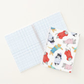 KATTEN PYJAMAS 8.5 "x11" spiraal Notitieboek (Binnen)