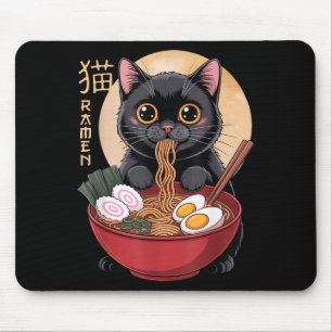 Katten Ramen Grappige Grafische T-shirts Japanse K Muismat