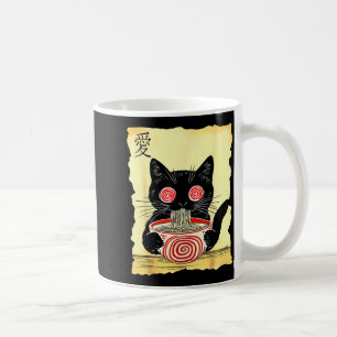 Katten Ramen Japanse Grappige Grafische T-shirts K Koffiemok