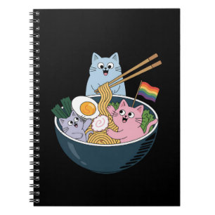 Katten Ramen Regenboog LGBTQ Homoseksueel Lesbienn Notitieboek