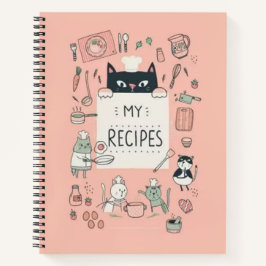 Katten recept notitieboek