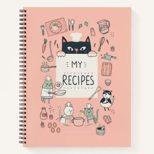 Katten recept notitieboek (Voorkant)