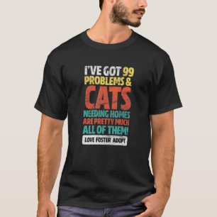 Katten Redden Adoptie Liefde Pleeg Adopt Dier Redd T-shirt