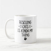 Katten Redden Is Eigenlijk Mijn Ding Grappige Katt Koffiemok (Links)