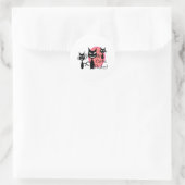 Katten Regel!!!!!!!! Ronde Sticker (Tas)