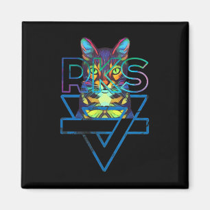 Katten Regenboog Kitten Verrassing Cute Kat Magneet