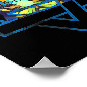 Katten Regenboog Kitten Verrassing Schattige Kat Poster (Hoek)