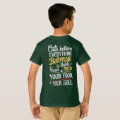Katten regeren alles - grappige kattenliefhebber t-shirt (Achterkant volledig)