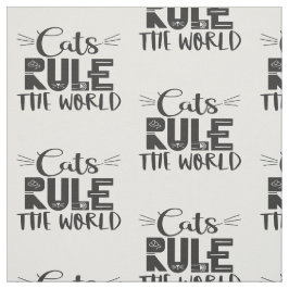 Katten regeren de wereld met trendy sla whiskers stof