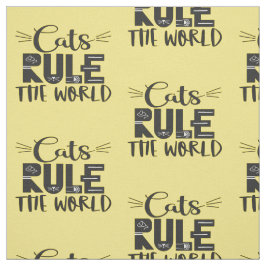 Katten regeren de wereld met trendy sla whiskers stof