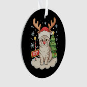 Katten Rendier Geweien Kerstboom Kerst Vakantie Ornament (voorkant)