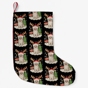 Katten Rendier Geweien Kerstboom Kerstmis Vakantie Kleine Kerstsok