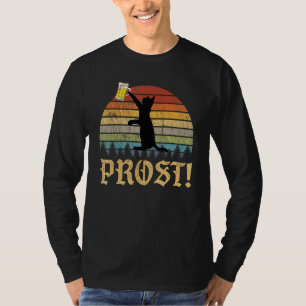 Katten Retro Stijl Duitsland Oktoberfest Festival  T-shirt