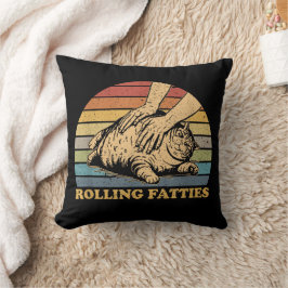 Katten Rollen Vette Sigaretten Grappig Kussen
