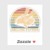 Katten Rollen Vette Sigaretten Grappig Sticker (Vel)