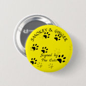 Katten Ronde Button 5,7 Cm (Voorkant /achterkant)