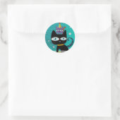 Katten Ronde Sticker (Tas)