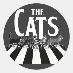 Katten Ronde Sticker