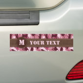 Katten Roze Camouflage Bumpersticker (Op auto)