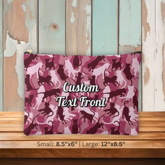 Katten Roze Camouflage Etui
