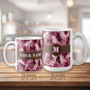 Katten Roze Camouflage Koffiemok