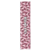 Katten Roze Camouflage Korte Tafelloper (Voorkant)