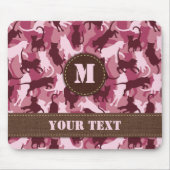 Katten Roze Camouflage Muismat (Voorkant)