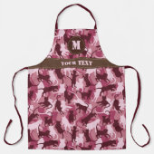 Katten Roze Camouflage Schort (Voorkant)