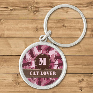 Katten Roze Camouflage Sleutelhanger