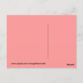  Katten Roze Rozen Bloemenmand-Briefkaart Briefkaart (Achterkant)