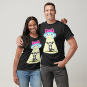 Katten Ruimteschip Ruimte T-shirt (Unisex)