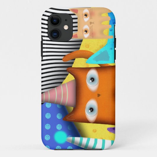 Katten Rupydetequila Kunst Case-Mate iPhone Case (Achterkant)