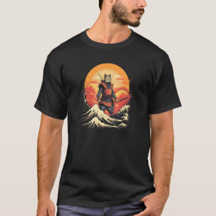 Katten Samurai Charmante Japanse Stijl De Grote Go T-shirt