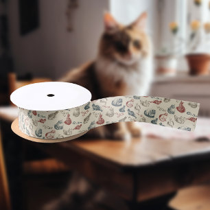  katten satijnen lint