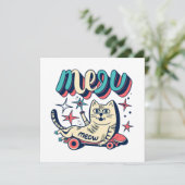 Katten Schaatsen Miauw (Staand voorkant)