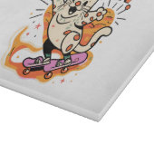Katten Schaatsen Miauw Snijplank (Hoek)