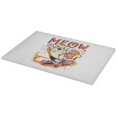 Katten Schaatsen Miauw Snijplank (Hoek)