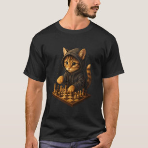 Katten Schaken Grappig Strategie Spel Kattenliefhe T-shirt