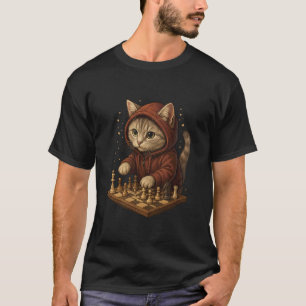 Katten Schaken Grappig Strategie Spel Kattenliefhe T-shirt