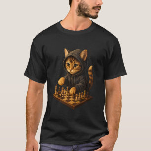 Katten Schaken Grappige Strategie Game Kattenliefh T-shirt