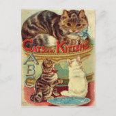  katten schattig briefkaart (Voorkant)