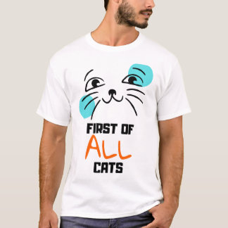 Katten - Schattige Cat Face T-shirt