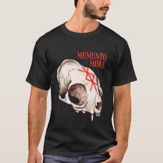 Katten Schedel Hekserij Gier Cultuur Gotische Kuns T-shirt