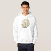 Katten schedel hoodie (Voorkant volledig)
