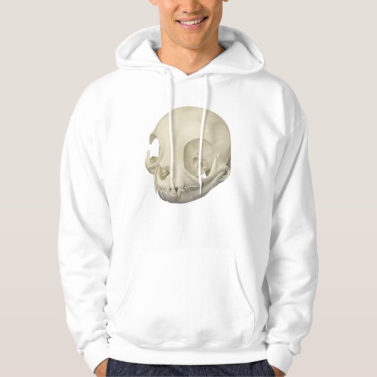 Katten schedel hoodie (Voorkant)