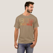Katten Schema meisje T-shirt (Voorkant volledig)