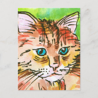 Katten schilderij briefkaart
