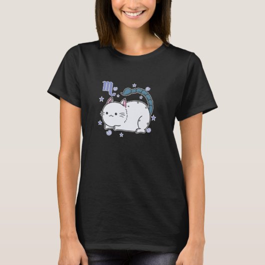 Katten Schorpioen Sterrenbeeld T-shirt (Voorkant)