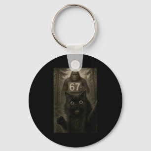 Katten Selfie 67 Meme Zes Zeven Grappige Bigfoot Sleutelhanger