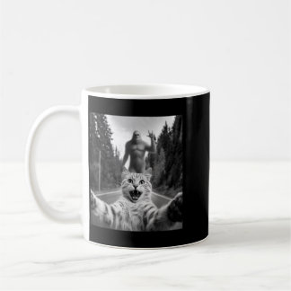 Katten Selfie Met Bigfoot Grappige Kattencadeaus V Koffiemok